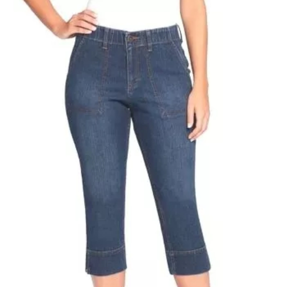 Gloria Vanderbilt Womens Jeans Denim Rhea Capri
